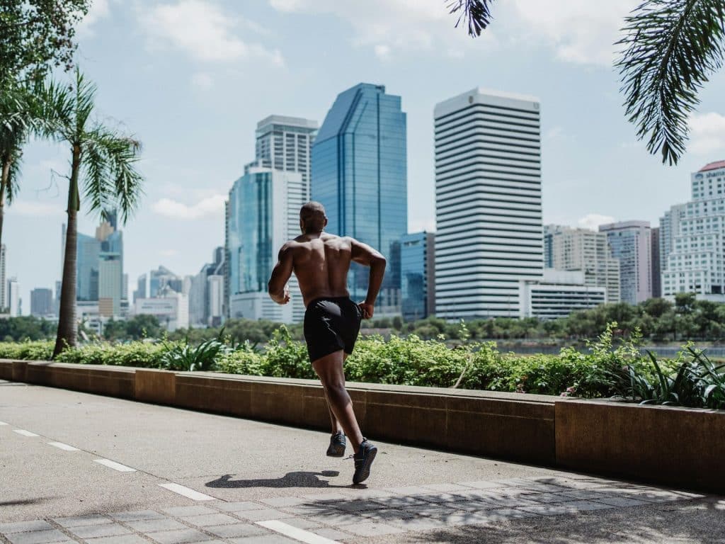 Hombre corriendo