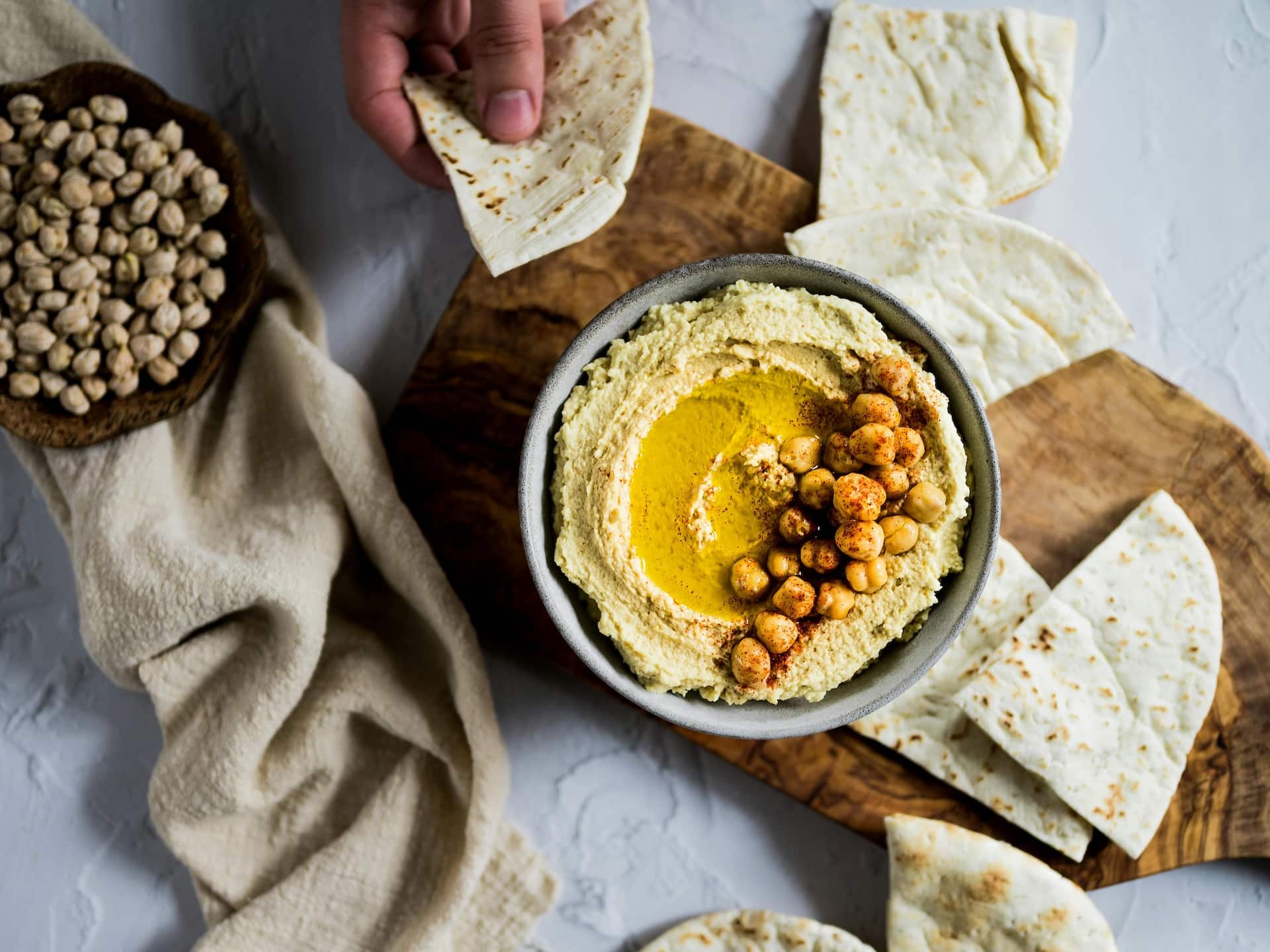 9 recetas de hummus saludables y variadas